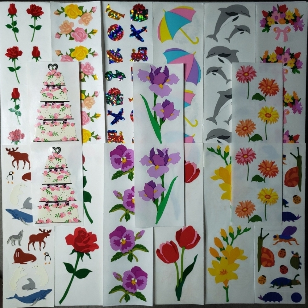 44 sheets Mrs. Grossman Sticker Sheets